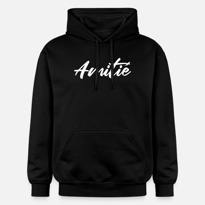 Amitie Script Élégante - Sweat à capuche Softstyle® Gildan Unisexe - noir