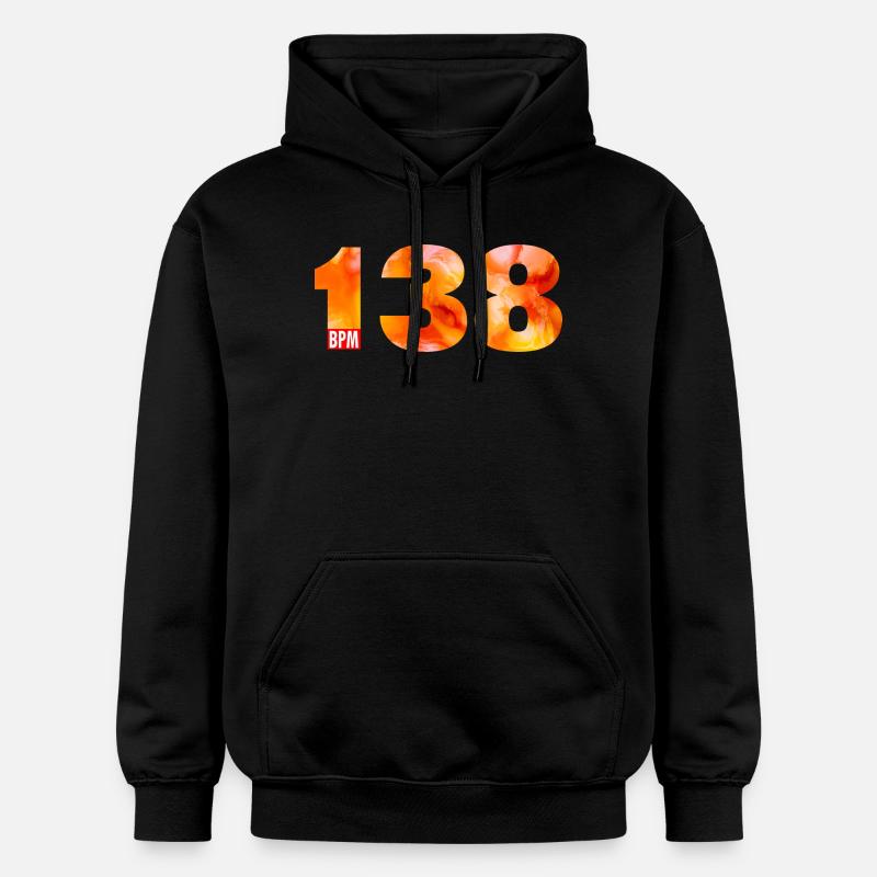 138 BPM - Énergie Pure Élevante - Sweat à capuche Softstyle® Gildan Unisexe - noir