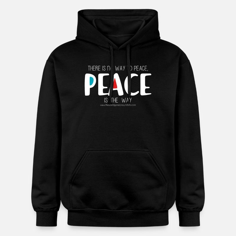 Peace 2 (sombre) - Sweat à capuche Softstyle® Gildan Unisexe - noir