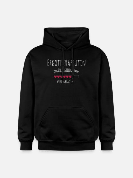 Ergotherapeutin in Ausbildung Geschenk - Gildan Unisex Softstyle® Midweight Hoodie - Schwarz