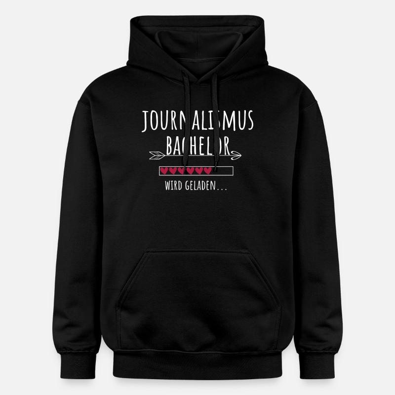 Journalismus Bachelor Studium Studentin Geschenk - Gildan Unisex Softstyle® Midweight Hoodie - Schwarz