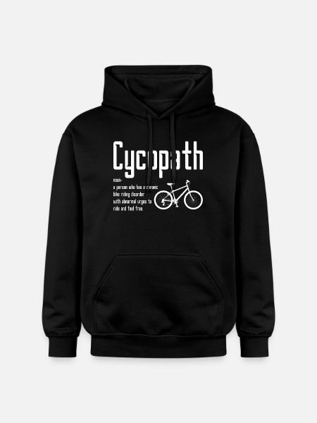 Cyopath Bike Awareness - Gildan Unisex Softstyle® Midweight Hoodie - black