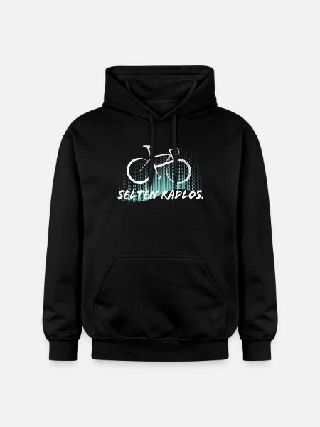 Selten Radlos - Fahrrad - Gildan Unisex Softstyle® Midweight Hoodie - Schwarz