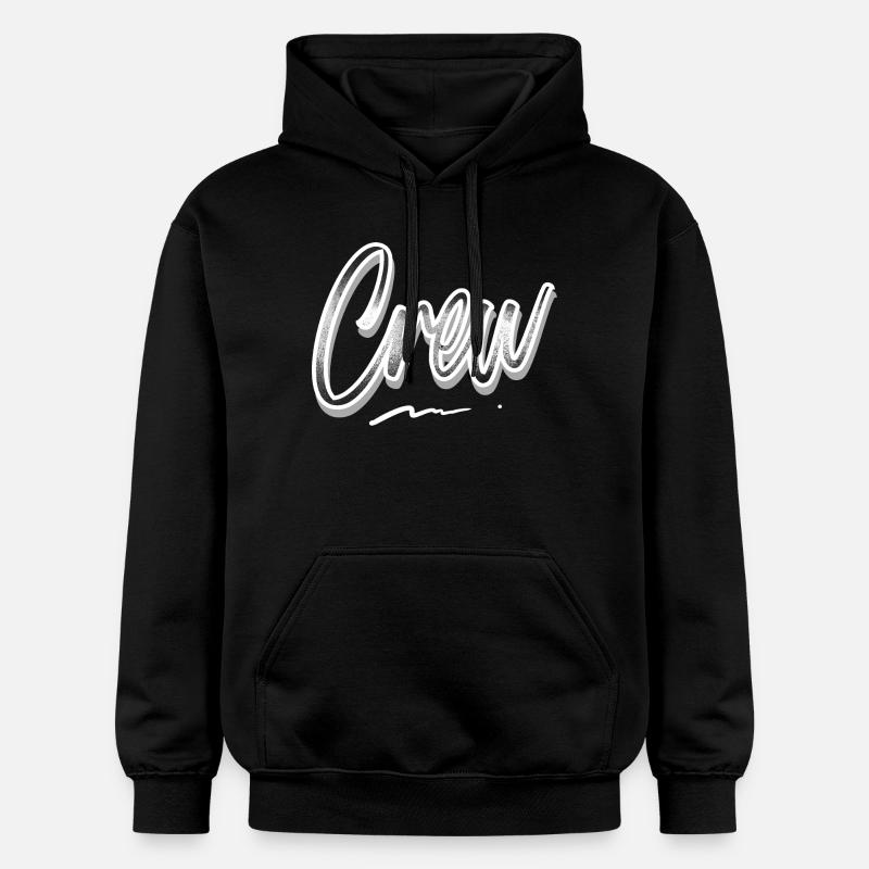 Équipage - Sweat à capuche Softstyle® Gildan Unisexe - noir