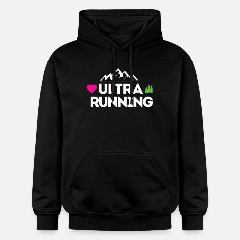 Ultra Running – Mon amour - Sweat à capuche Softstyle® Gildan Unisexe - noir