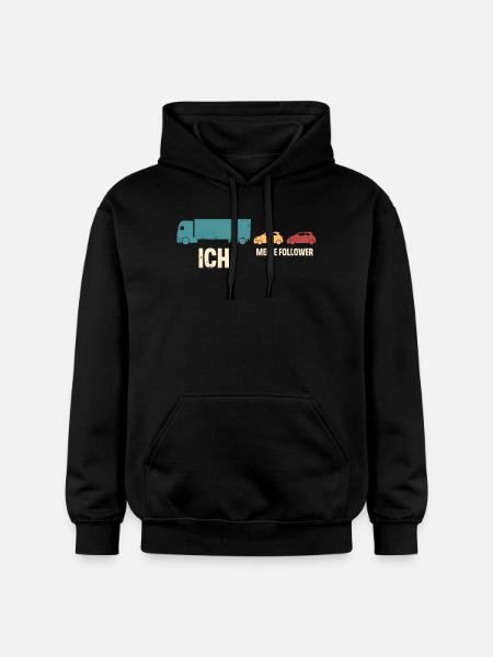 Lkw Fahrer - Gildan Unisex Softstyle® Midweight Hoodie - Schwarz