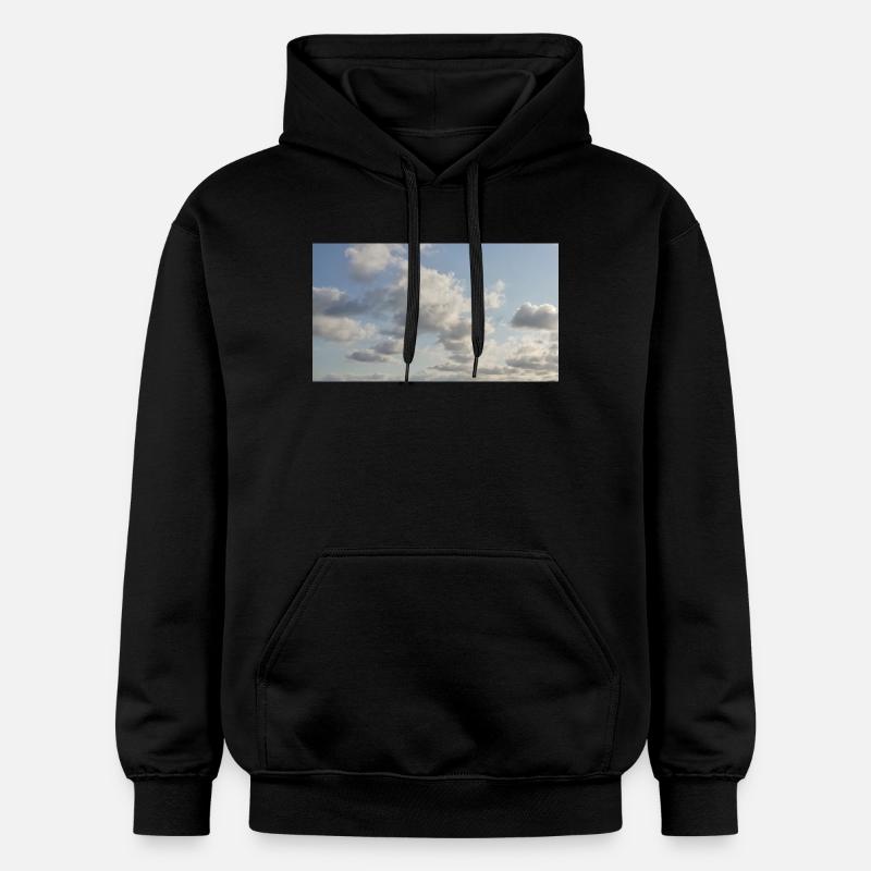 Nuages doux du ciel - Sweat à capuche Softstyle® Gildan Unisexe - noir