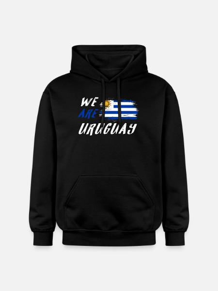 We are Uruguay - Gildan Unisex Softstyle® Midweight Hoodie - black