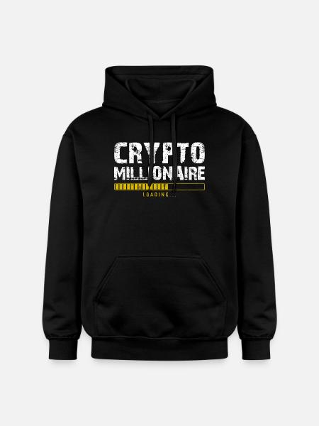 Crypto millionaire - Sweat à capuche Softstyle® Gildan Unisexe - noir