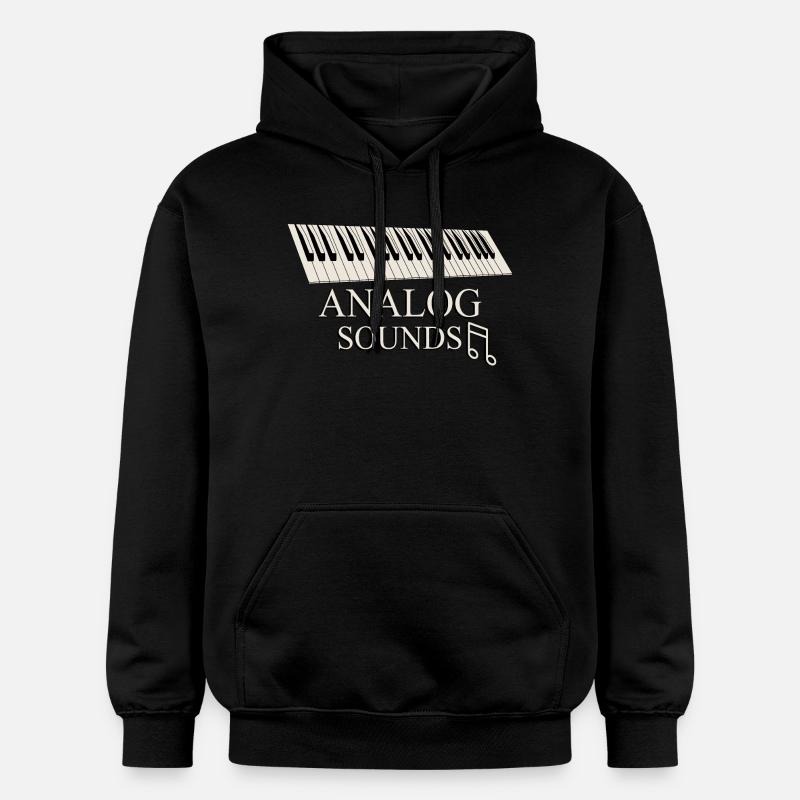Pianiste - Sweat à capuche Softstyle® Gildan Unisexe - noir