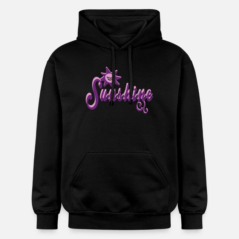 Mon soleil - Sweat à capuche Softstyle® Gildan Unisexe - noir