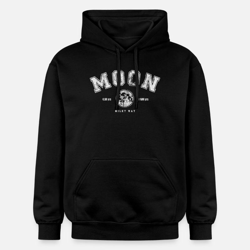 Lune - Sweat à capuche Softstyle® Gildan Unisexe - noir