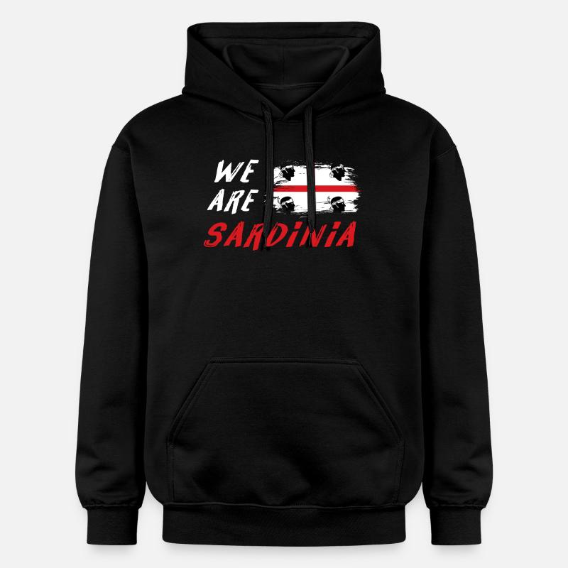 Nous sommes la Sardaigne - Sweat à capuche Softstyle® Gildan Unisexe - noir