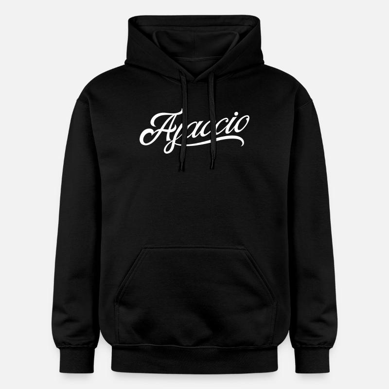 Ajaccio - Sweat à capuche Softstyle® Gildan Unisexe - noir