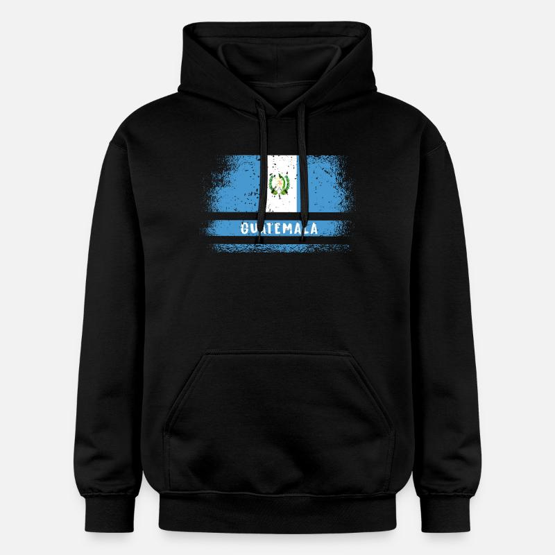 Drapeau du Guatemala - Sweat à capuche Softstyle® Gildan Unisexe - noir