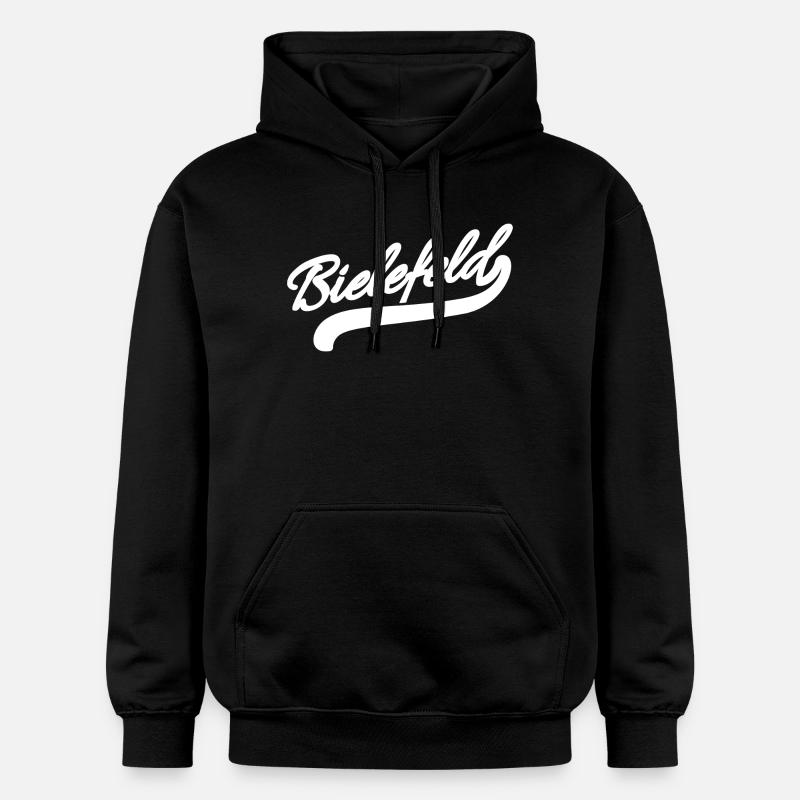 Bielefeld Rétro - Sweat à capuche Softstyle® Gildan Unisexe - noir