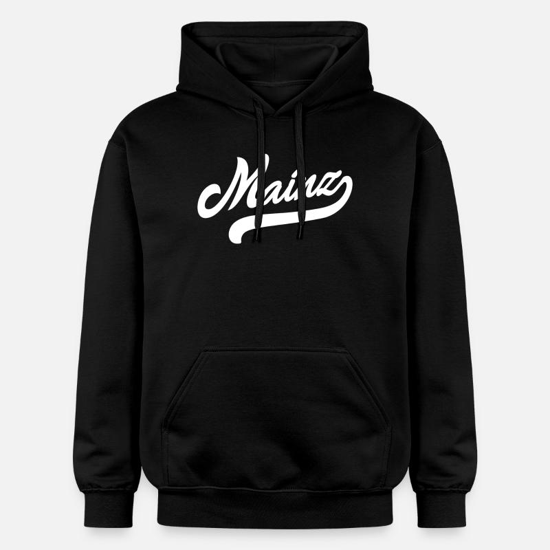 Mainz Retro - Gildan Unisex Softstyle® Midweight Hoodie - Schwarz