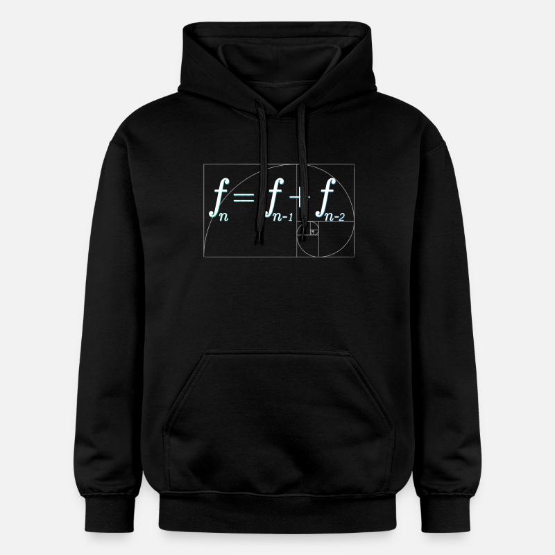 Séquence de Fibonacci - Sweat à capuche Softstyle® Gildan Unisexe - noir
