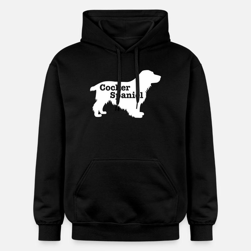 Cocker Spaniel - Sweat à capuche Softstyle® Gildan Unisexe - noir