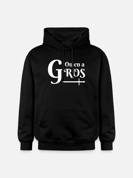 chevalier, épée, perceval, karadoc, merlin - Sweat à capuche Softstyle® Gildan Unisexe - noir