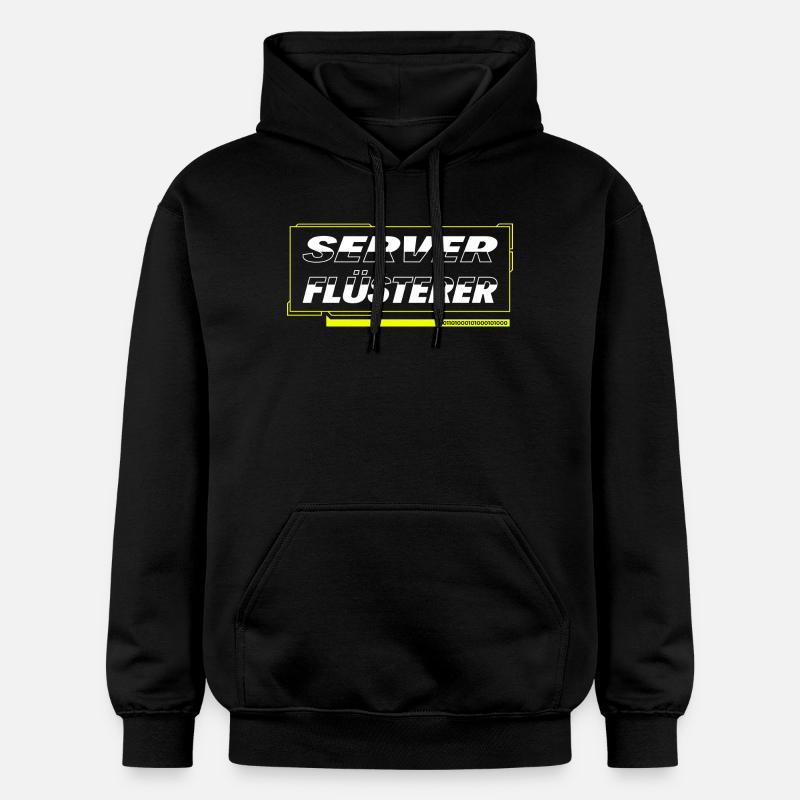 Server Flüsterer - Gildan Unisex Softstyle® Midweight Hoodie - Schwarz