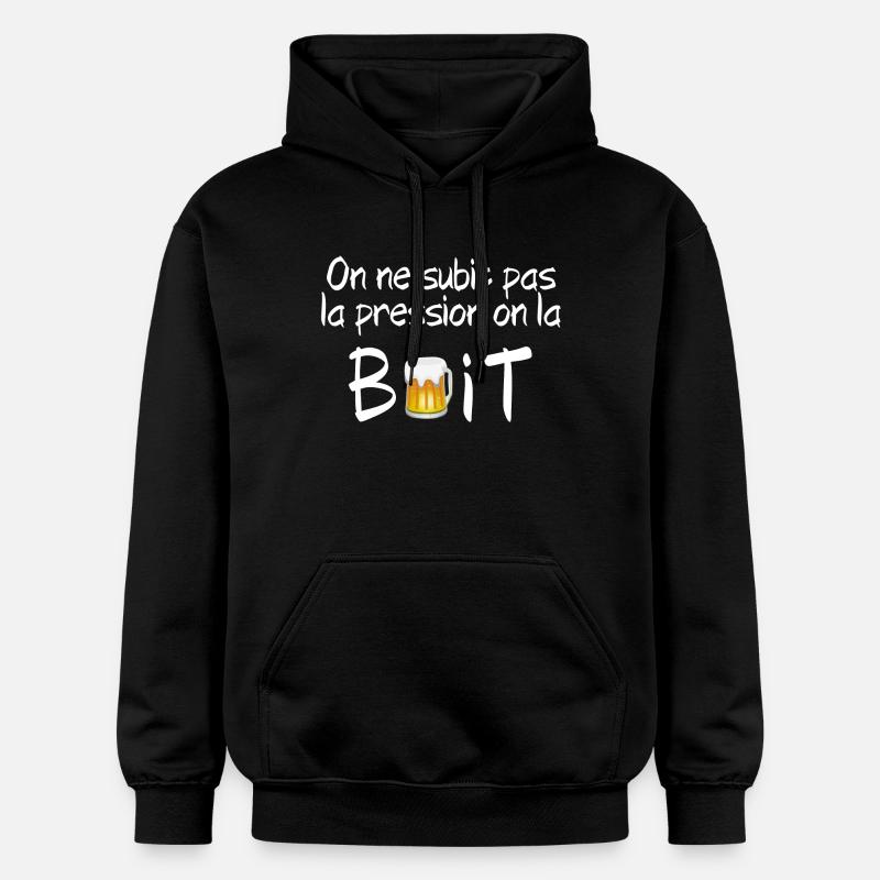 bière, apéritif, apéro - Sweat à capuche Softstyle® Gildan Unisexe - noir