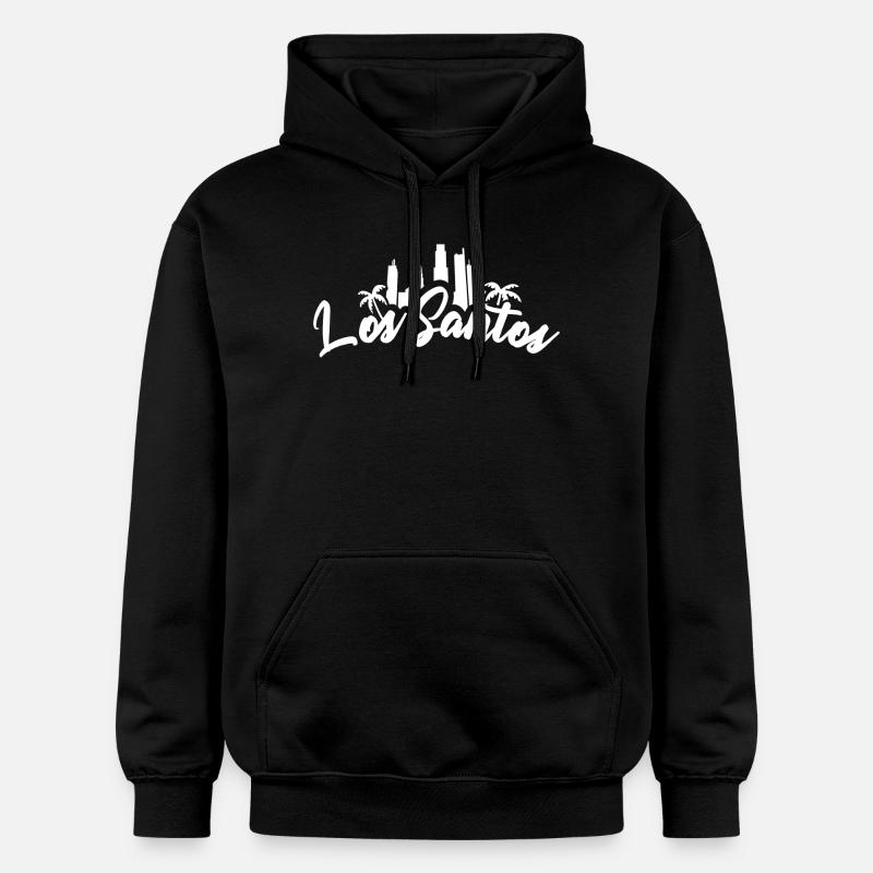 Los Santos - Sweat à capuche Softstyle® Gildan Unisexe - noir
