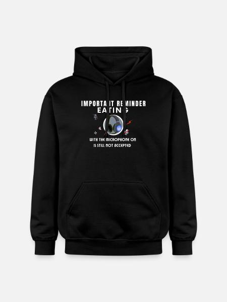 Manger avec le micro allumé - Sweat à capuche Softstyle® Gildan Unisexe - noir