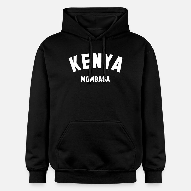 MOMBASA, Kenya - Sweat à capuche Softstyle® Gildan Unisexe - noir