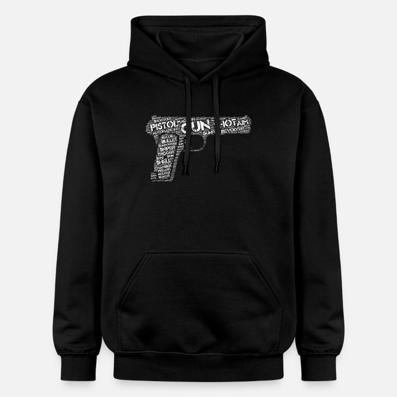 Pistolet pistolet - Sweat à capuche Softstyle® Gildan Unisexe - noir