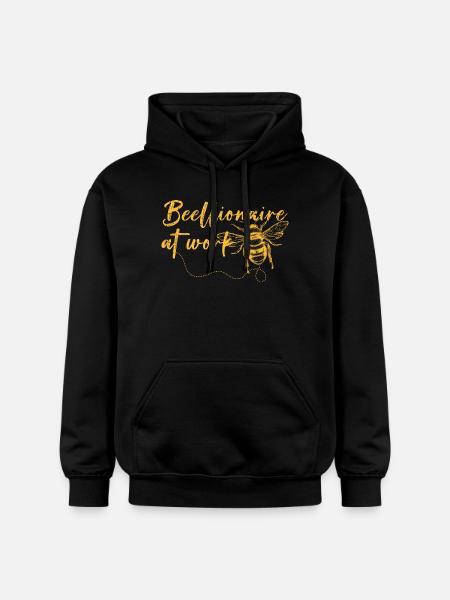 Beellionaire at Work - Gildan Unisex Softstyle® Midweight Hoodie - black