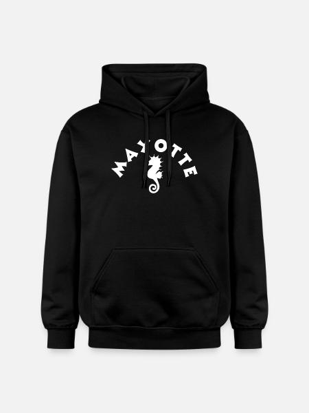 Mayotte, French Department, 976 - Gildan Unisex Softstyle® Midweight Hoodie - black