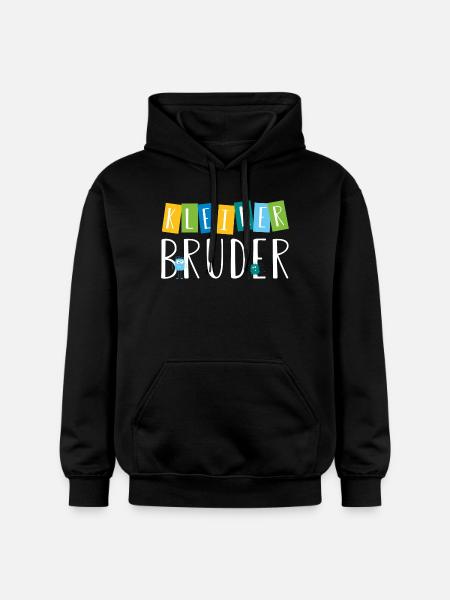 kleiner Bruder - süße Monster - Gildan Unisex Softstyle® Midweight Hoodie - Schwarz