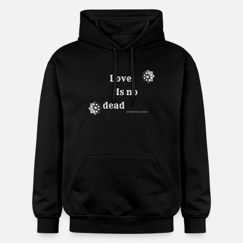 love is no dead - Sweat à capuche Softstyle® Gildan Unisexe - noir