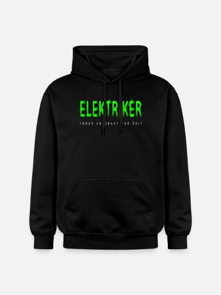 Elektriker Handwerker Design - Gildan Unisex Softstyle® Midweight Hoodie - Schwarz