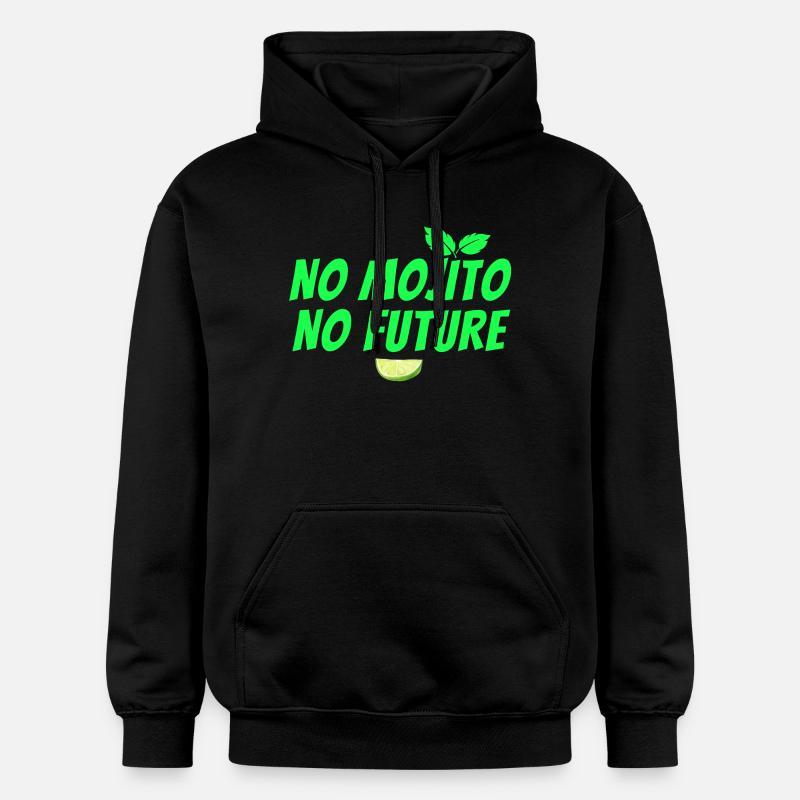 mojito, cocktail, fan de mojito, rhum - Sweat à capuche Softstyle® Gildan Unisexe - noir