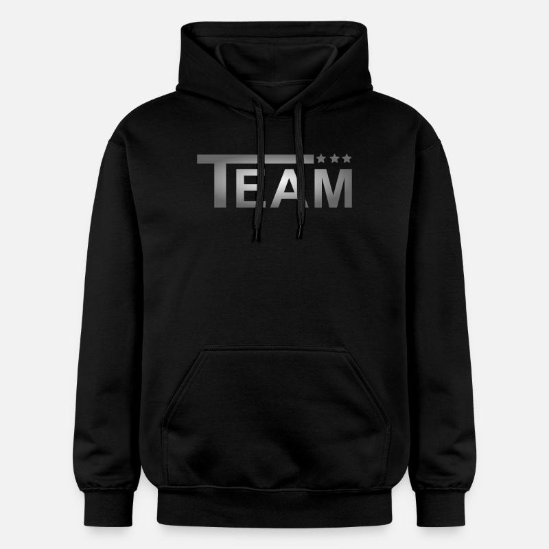Équipe Stars Grey - Sweat à capuche Softstyle® Gildan Unisexe - noir