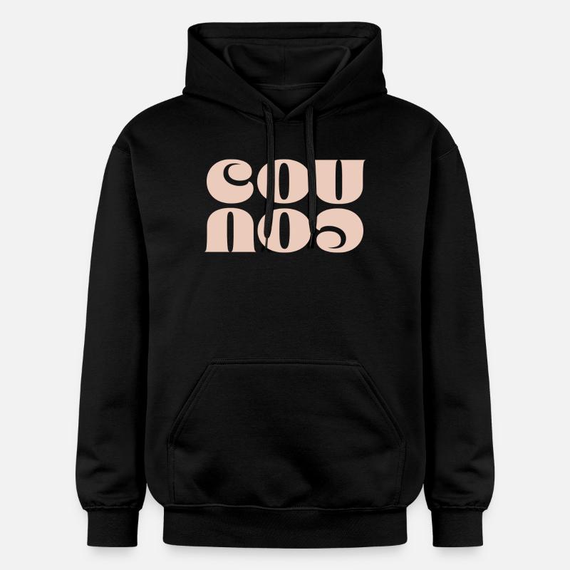 COU COU - Sweat à capuche Softstyle® Gildan Unisexe - noir