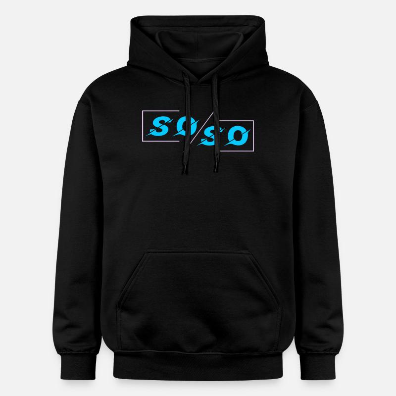 Soso - Sweat à capuche Softstyle® Gildan Unisexe - noir