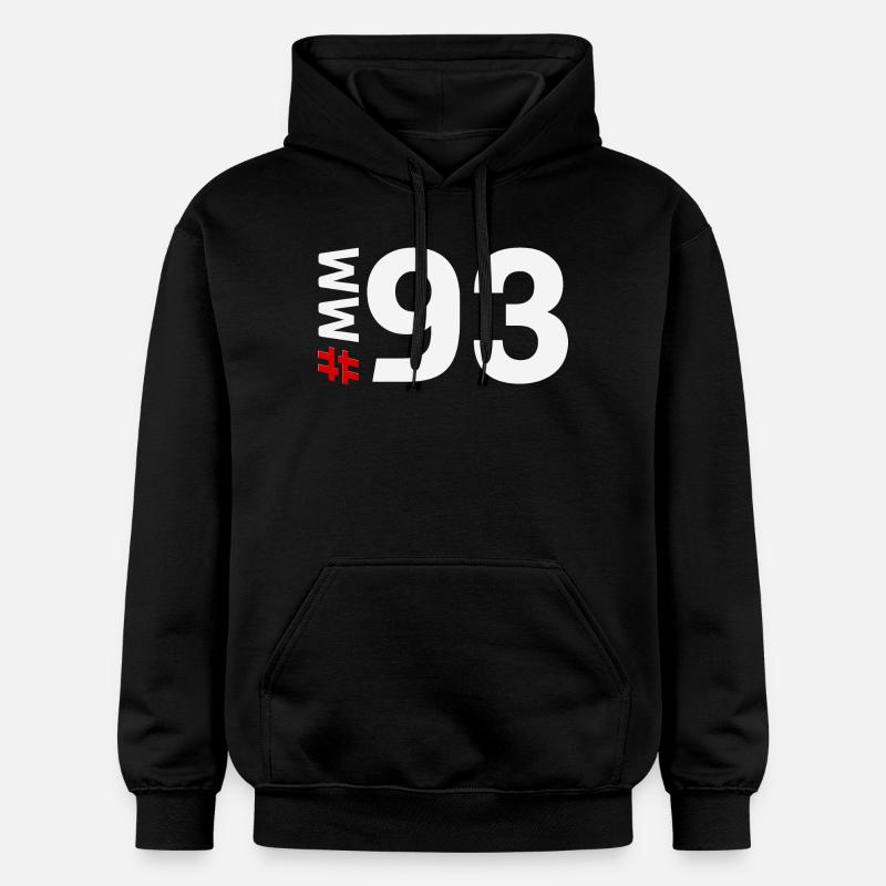 MM93 - Sweat à capuche Softstyle® Gildan Unisexe - noir