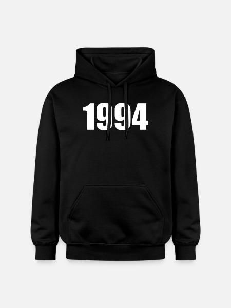 Personalize 1994 Birthday Template Design - Gildan Unisex Softstyle® Midweight Hoodie - black