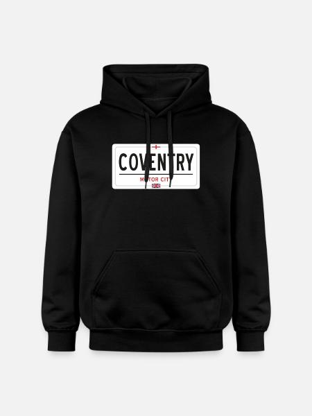 Coventry place sign - Gildan Unisex Softstyle® Midweight Hoodie - black