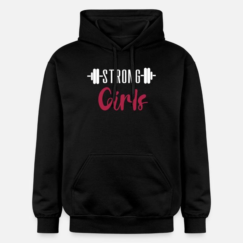 Filles fortes - Sweat à capuche Softstyle® Gildan Unisexe - noir