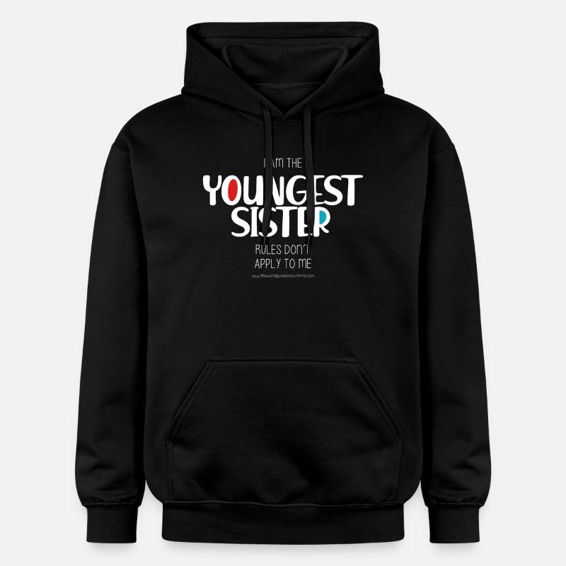 Sœur cadette - Sweat à capuche Softstyle® Gildan Unisexe - noir