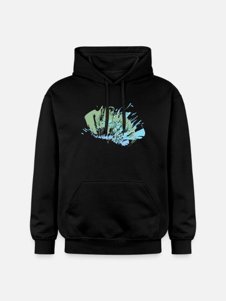 Skater - Gildan Unisex Softstyle® Midweight Hoodie - Schwarz