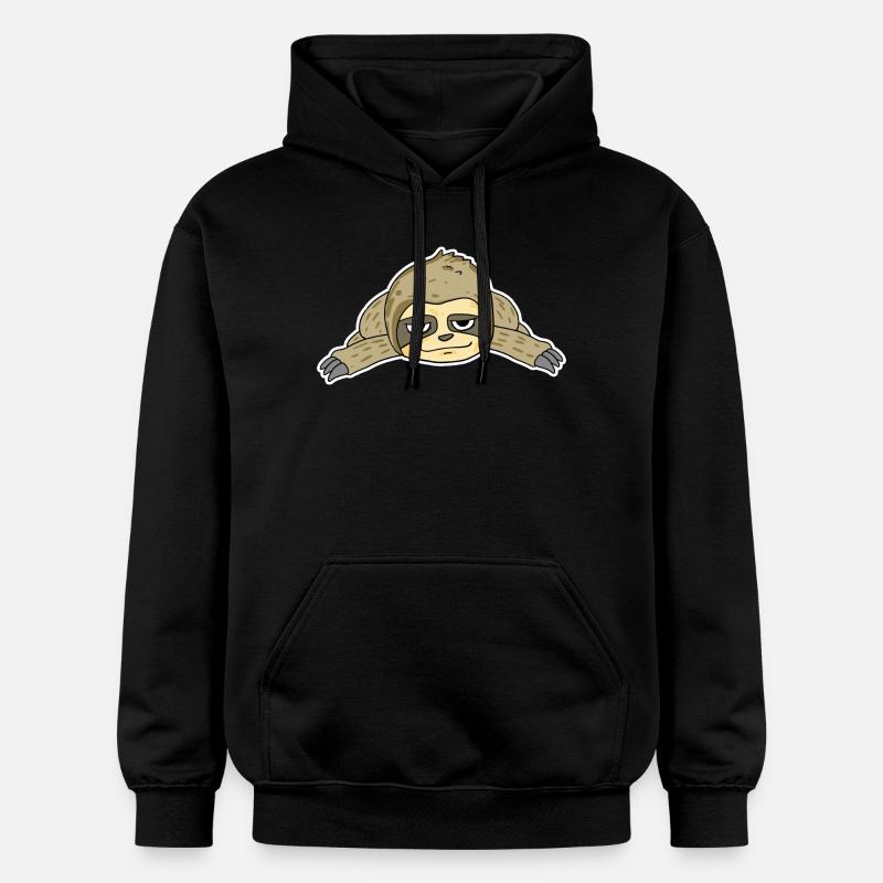 Faultier - Gildan Unisex Softstyle® Midweight Hoodie - Schwarz