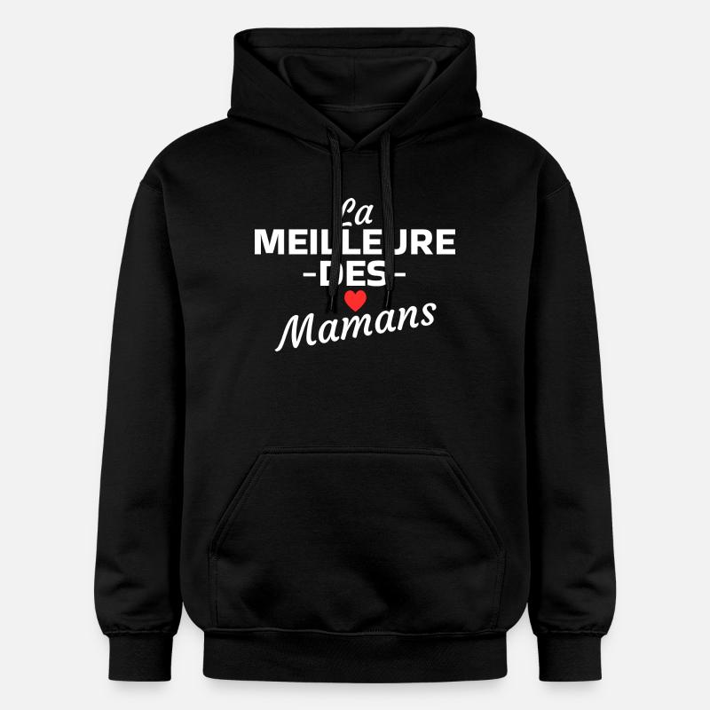 Die beste Mama - Gildan Unisex Softstyle® Midweight Hoodie - Schwarz