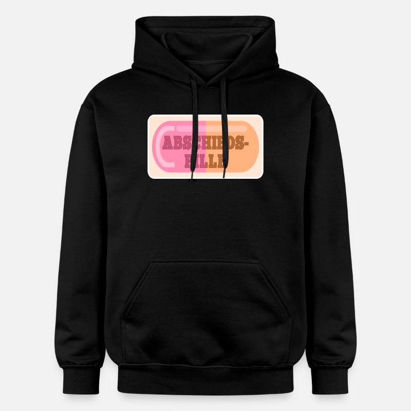 ABSCHIEDSPILLE ABSCHIED - Gildan Unisex Softstyle® Midweight Hoodie - Schwarz