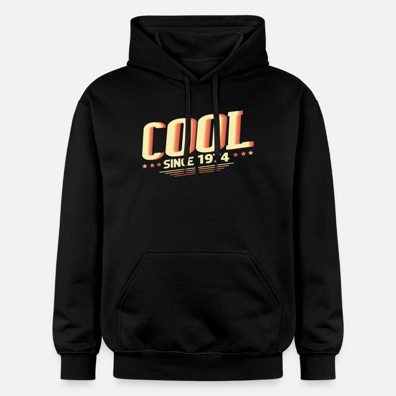 Cool depuis 1974 - Sweat à capuche Softstyle® Gildan Unisexe - noir