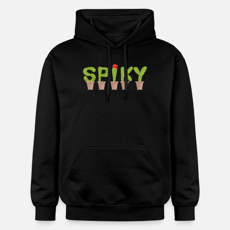 Cactus épineux - Thé de cactus - Sweat à capuche Softstyle® Gildan Unisexe - noir